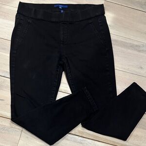 Apt. 9 Black Skinny Pull On Pants Jeans Jeggings High Rise